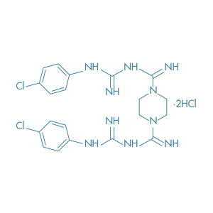 Molécula de Diclorhidrato de Picloxidina
